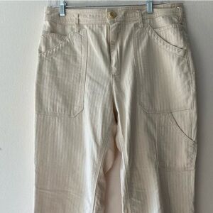 Anthropologie Cream colored Wanderer Pants